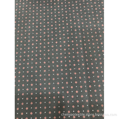 Dark Color T/C Stretch Plain Printed Fabric